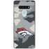 NFL Denver Broncos Camo LG Stylo 6 Clear Case