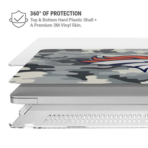 NFL Denver Broncos Camo MacBook Air 13in M1 (2021) Case plus Skin