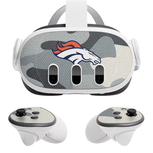 NFL Denver Broncos Camo Meta Quest 3 Skin