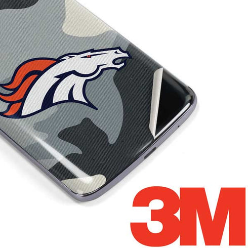 NFL Denver Broncos Camo Moto E5 Plus Skin