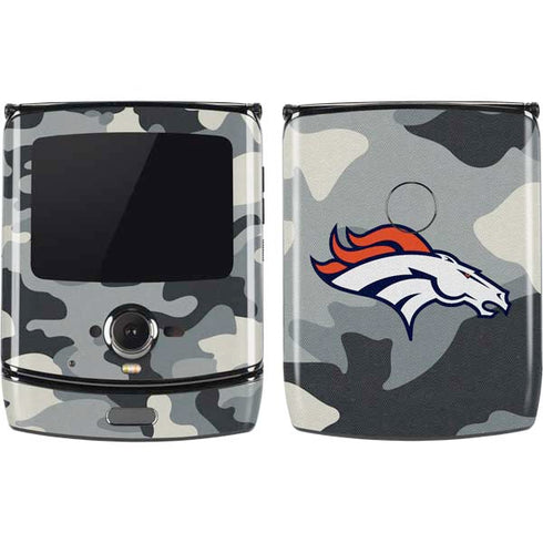 NFL Denver Broncos Camo Motorola RAZR Skin