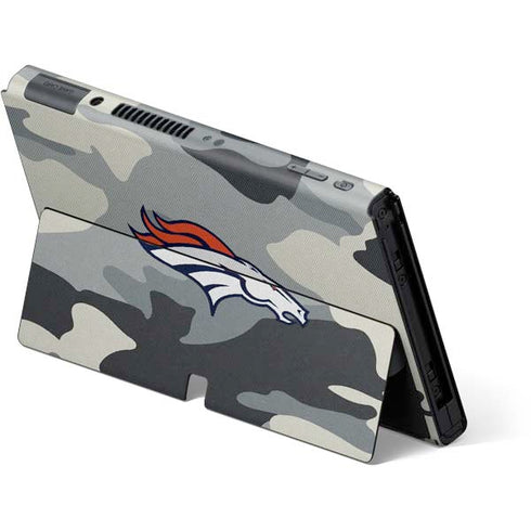 NFL Denver Broncos Camo Nintendo Switch OLED (2021) Skin