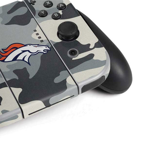 NFL Denver Broncos Camo Nintendo Switch OLED (2021) Skin