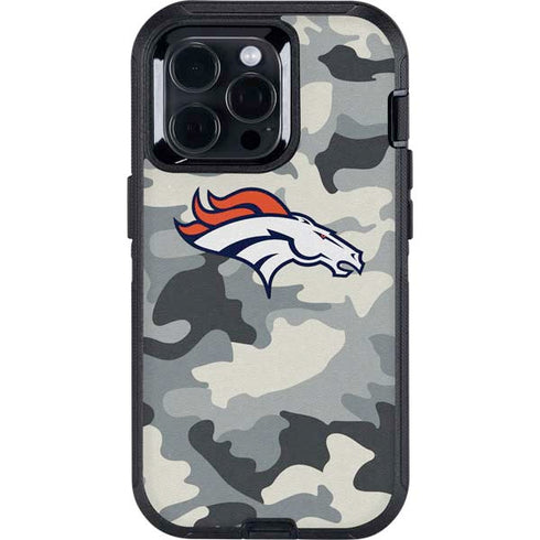 NFL Denver Broncos Camo Otterbox Defender iPhone Skin