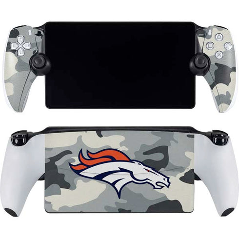 NFL Denver Broncos Camo PlayStation Portal Remote Player Skin
