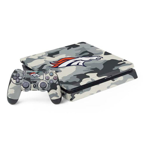 NFL Denver Broncos Camo PS4 Slim Bundle Skin