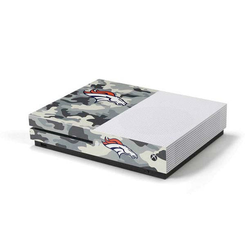 NFL Denver Broncos Camo Xbox One S Console Skin
