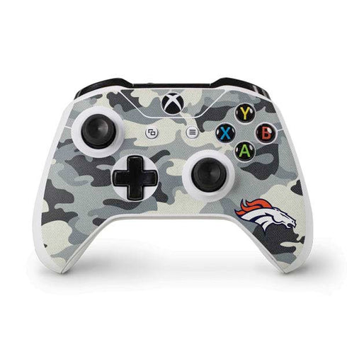 NFL Denver Broncos Camo Xbox One S Controller Skin
