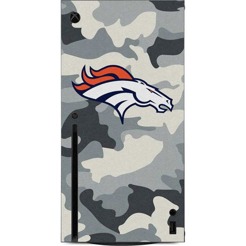 NFL Denver Broncos Camo Xbox Series X Console Skin