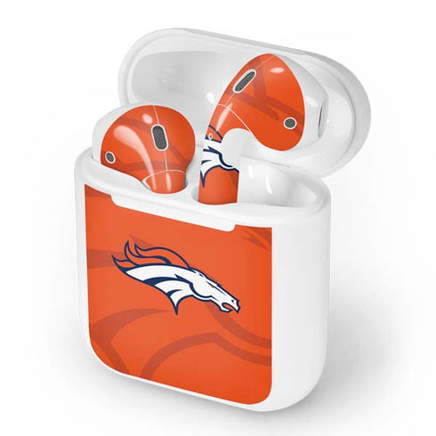 NFL Denver Broncos Double Vision Apple AirPods Skin