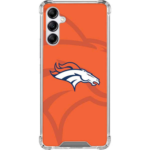 NFL Denver Broncos Double Vision Galaxy A15 5G Clear Case