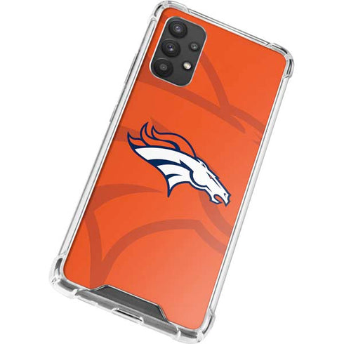 NFL Denver Broncos Double Vision Galaxy A32 5G Clear Case