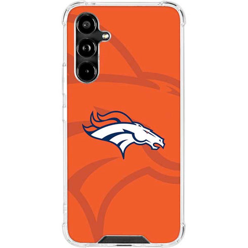 NFL Denver Broncos Double Vision Galaxy A54 5G Clear Case
