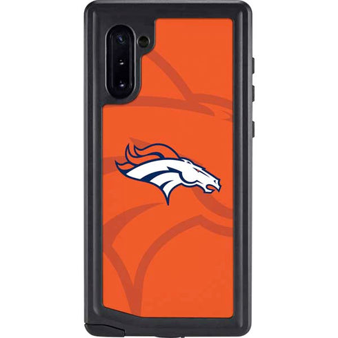 NFL Denver Broncos Double Vision Galaxy Note 10 Waterproof Case