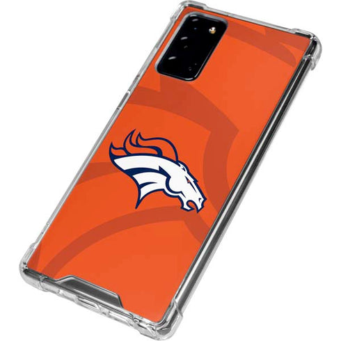 NFL Denver Broncos Double Vision Galaxy Note20 5G Clear Case