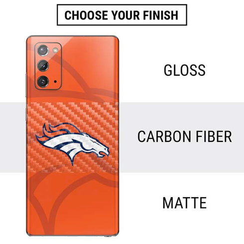 NFL Denver Broncos Double Vision Galaxy Note20 5G Skin