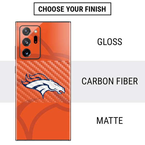 NFL Denver Broncos Double Vision Galaxy Note20 Ultra 5G Skin