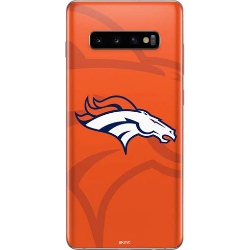 NFL Denver Broncos Double Vision Galaxy S10 Plus Skin