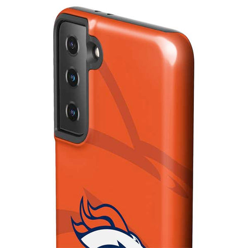 NFL Denver Broncos Double Vision Galaxy S21 Plus 5G Pro Case