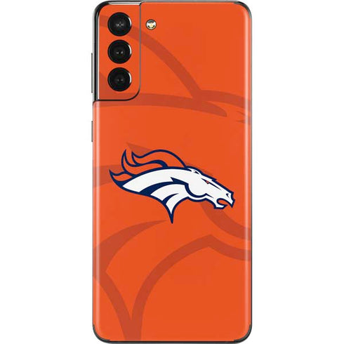 NFL Denver Broncos Double Vision Galaxy S21 Plus 5G Skin