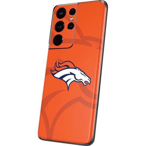 NFL Denver Broncos Double Vision Galaxy S21 Ultra 5G Skin