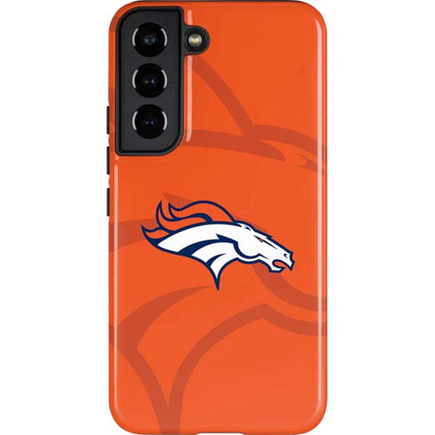 NFL Denver Broncos Double Vision Galaxy S22 Pro Case