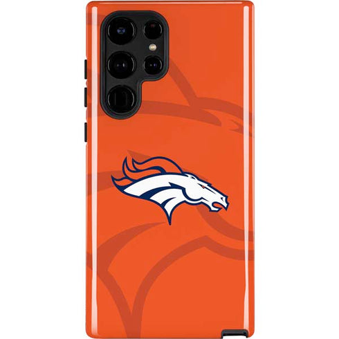 NFL Denver Broncos Double Vision Galaxy S22 Ultra Pro Case