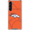 NFL Denver Broncos Double Vision Galaxy S23 Clear Case