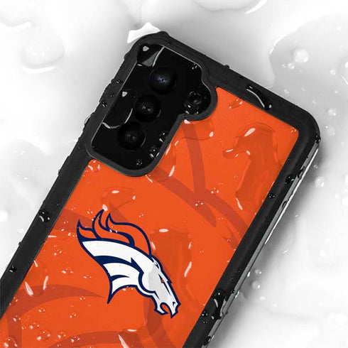 NFL Denver Broncos Double Vision Galaxy S23 Waterproof Case