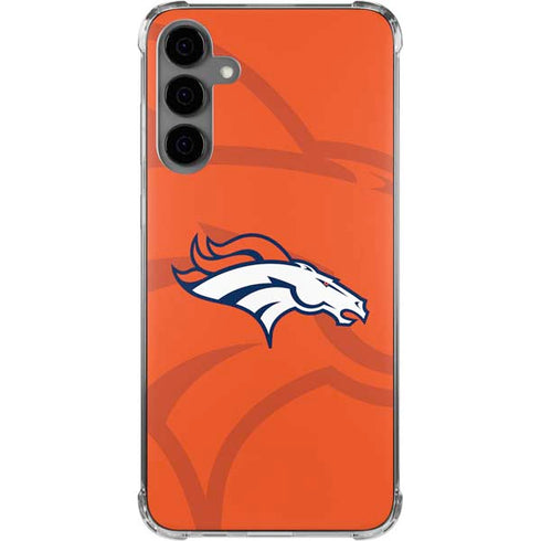 NFL Denver Broncos Double Vision Galaxy S24 Plus Clear Case