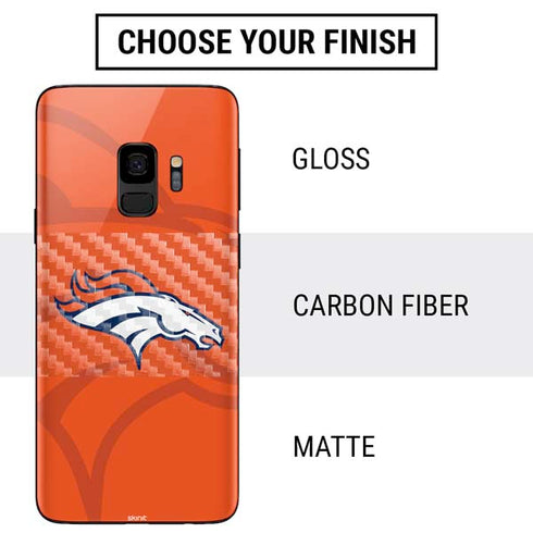 NFL Denver Broncos Double Vision Galaxy S9 Skin