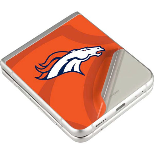 NFL Denver Broncos Double Vision Galaxy Z Flip3 5G Skin