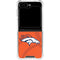 NFL Denver Broncos Double Vision Galaxy Z Flip5 5G Clear Case