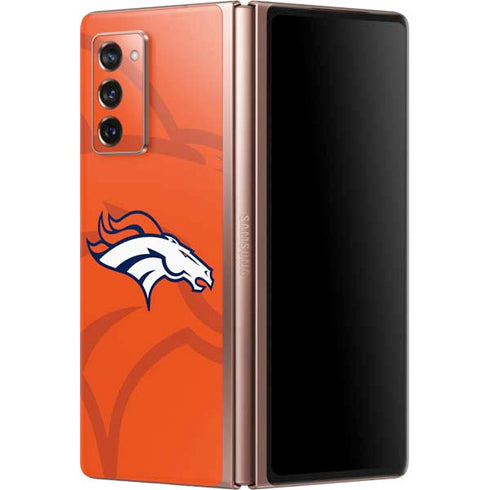 NFL Denver Broncos Double Vision Galaxy Z Fold2 5G Skin