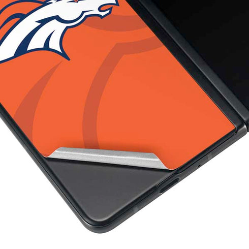NFL Denver Broncos Double Vision Galaxy Z Fold4 5G Skin