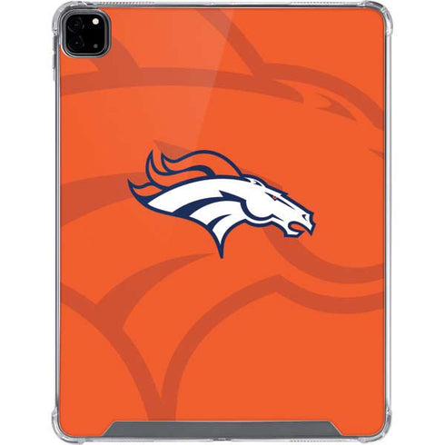 NFL Denver Broncos Double Vision iPad Pro 12.9in (2020) Clear Case