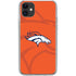 NFL Denver Broncos Double Vision iPhone 11 Clear Case