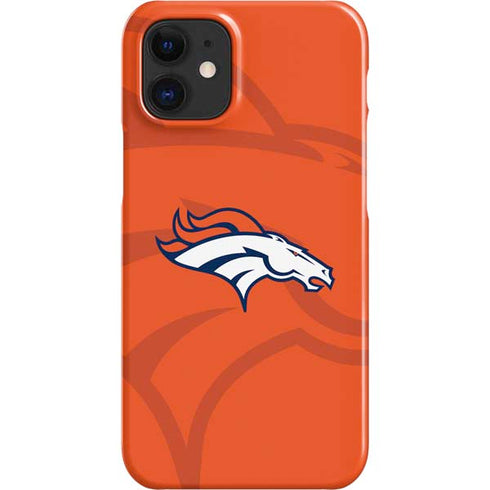 NFL Denver Broncos Double Vision iPhone 12 Mini Lite Case