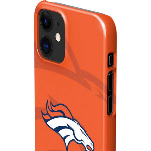 NFL Denver Broncos Double Vision iPhone 12 Mini Lite Case