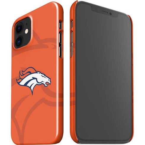 NFL Denver Broncos Double Vision iPhone 12 Mini Lite Case