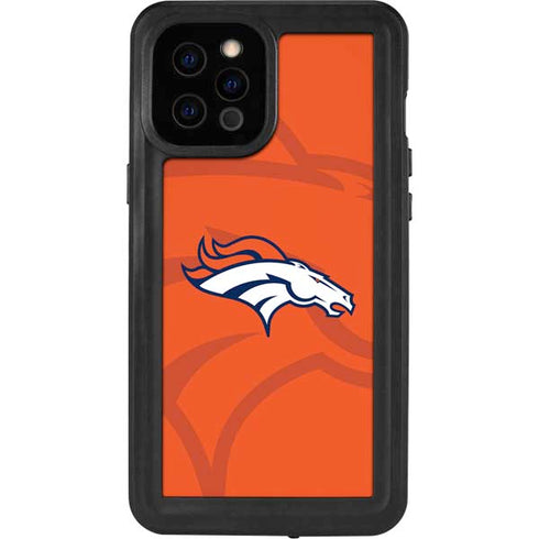 NFL Denver Broncos Double Vision iPhone 12 Pro Max Waterproof Case
