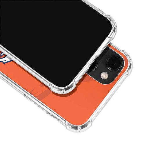 NFL Denver Broncos Double Vision iPhone 13 Mini Clear Case