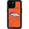NFL Denver Broncos Double Vision iPhone 13 Mini Waterproof Case