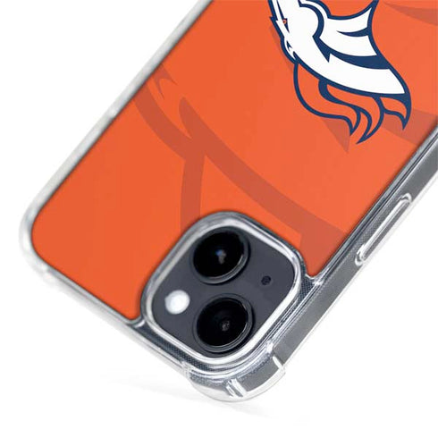 NFL Denver Broncos Double Vision iPhone 15 Plus MagSafe Case