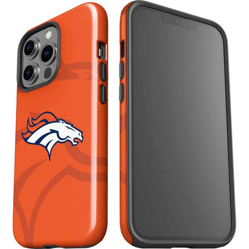 NFL Denver Broncos Double Vision iPhone 15 Pro Impact Case