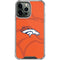NFL Denver Broncos Double Vision iPhone 14 Pro Max Clear Case