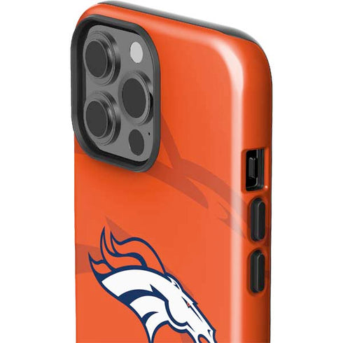 NFL Denver Broncos Double Vision iPhone 15 Pro Max Impact Case
