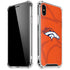 NFL Denver Broncos Double Vision iPhone XS Max Clear Case