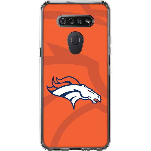 NFL Denver Broncos Double Vision LG K51/Q51 Clear Case