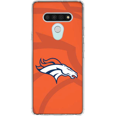 NFL Denver Broncos Double Vision LG Stylo 6 Clear Case